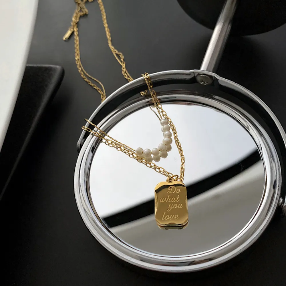 Pearl Layered look Necklace