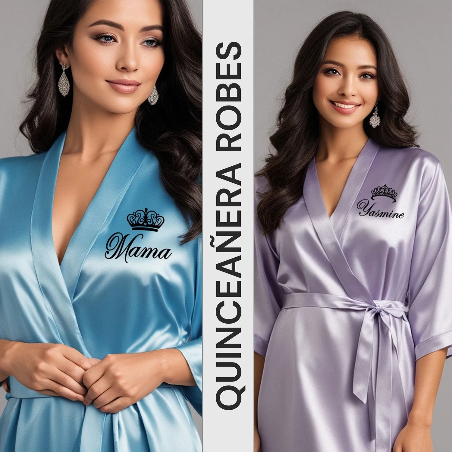 Personalized Coral Mis Quince Años Robes