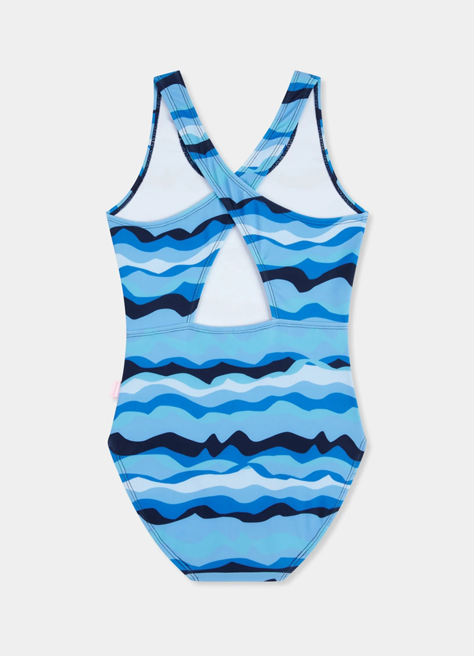 Poolside Girls Crossover Back One Piece - Poolside