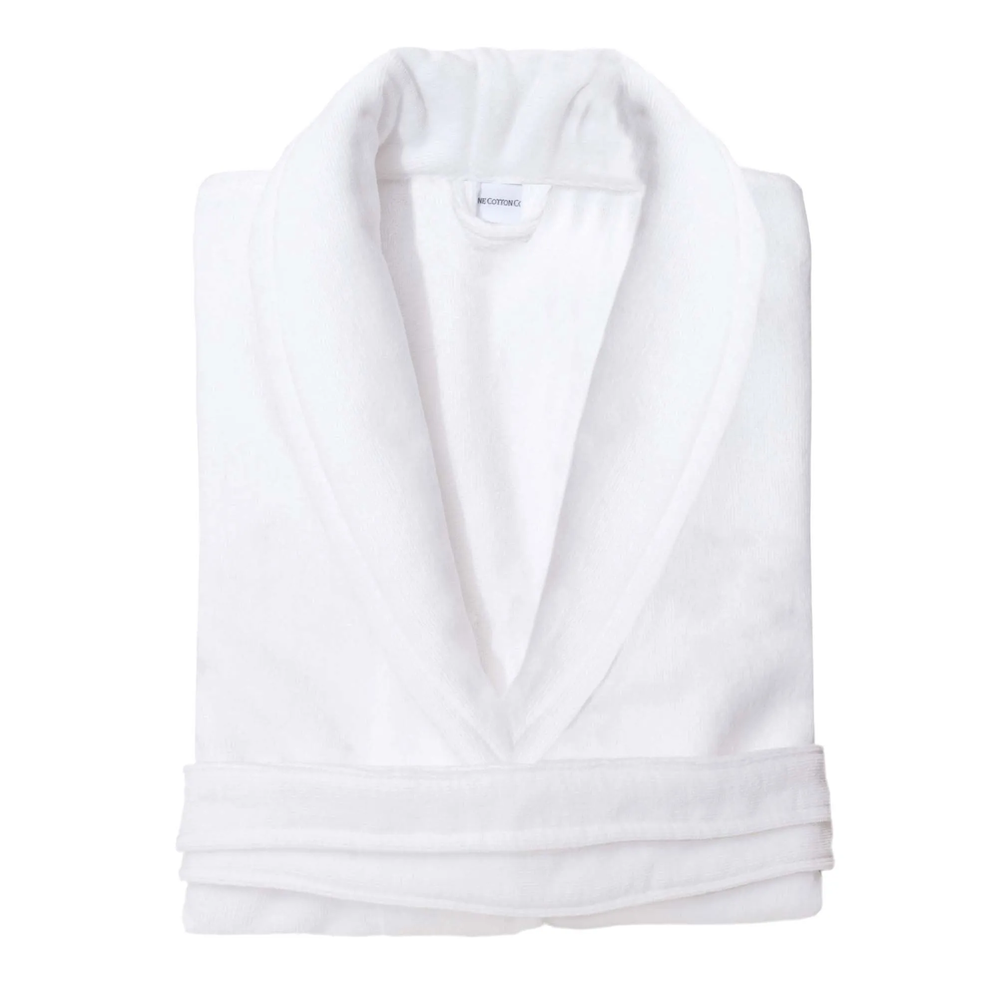Rimini Light Weight Velour Spa Dressing Gown Collection - White and Grey