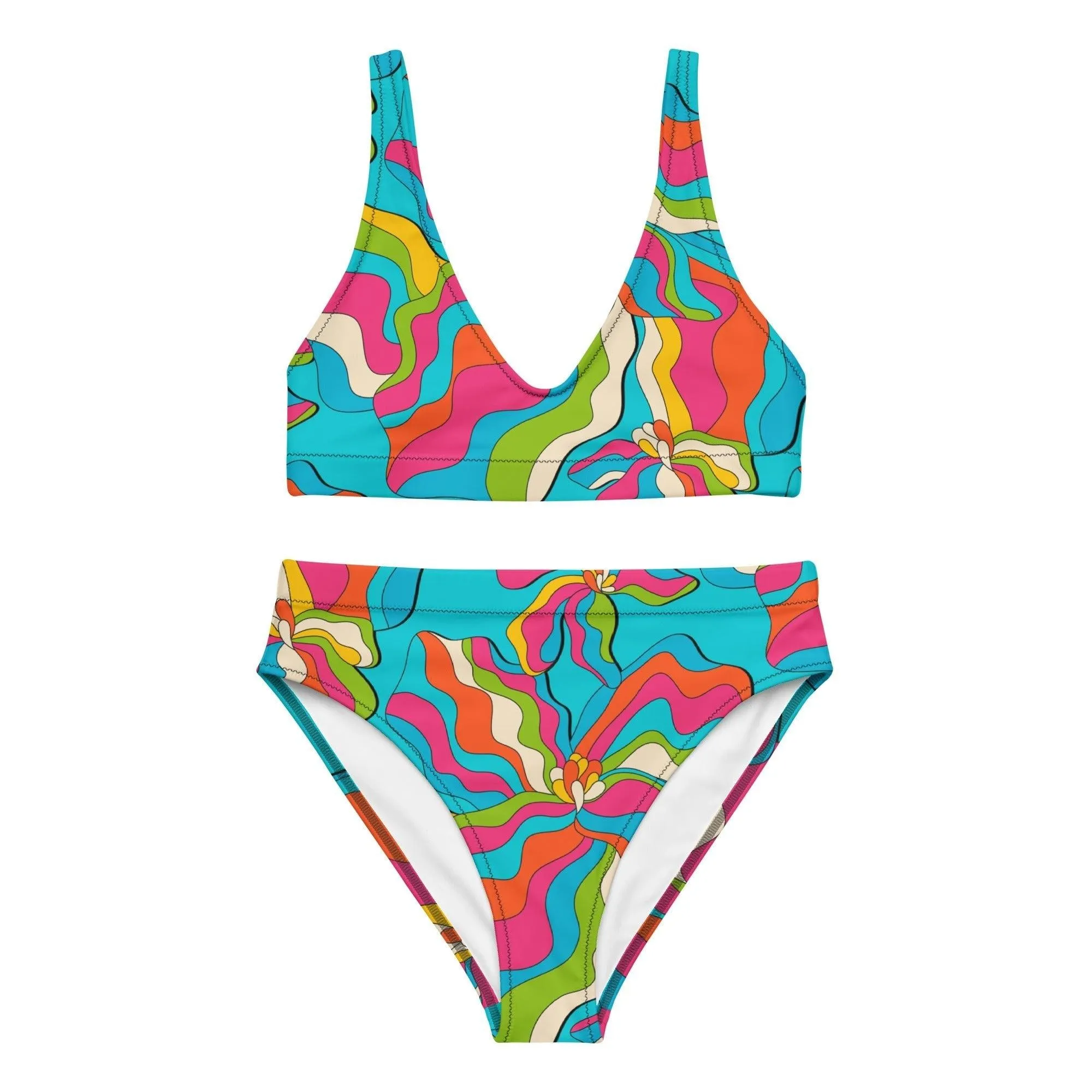 SASSY IRIS turquoise - Bikinis made of recycled material