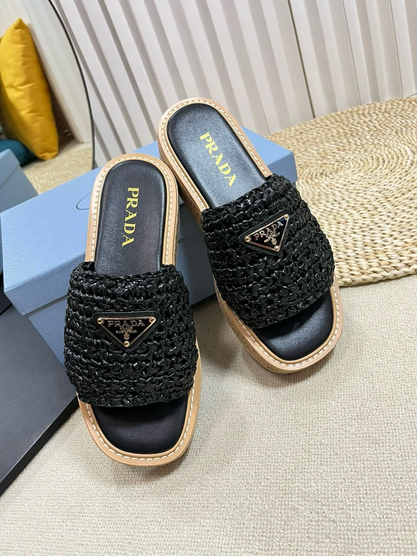 SE1342 PD Crochet Flatform Slides / Size5-10