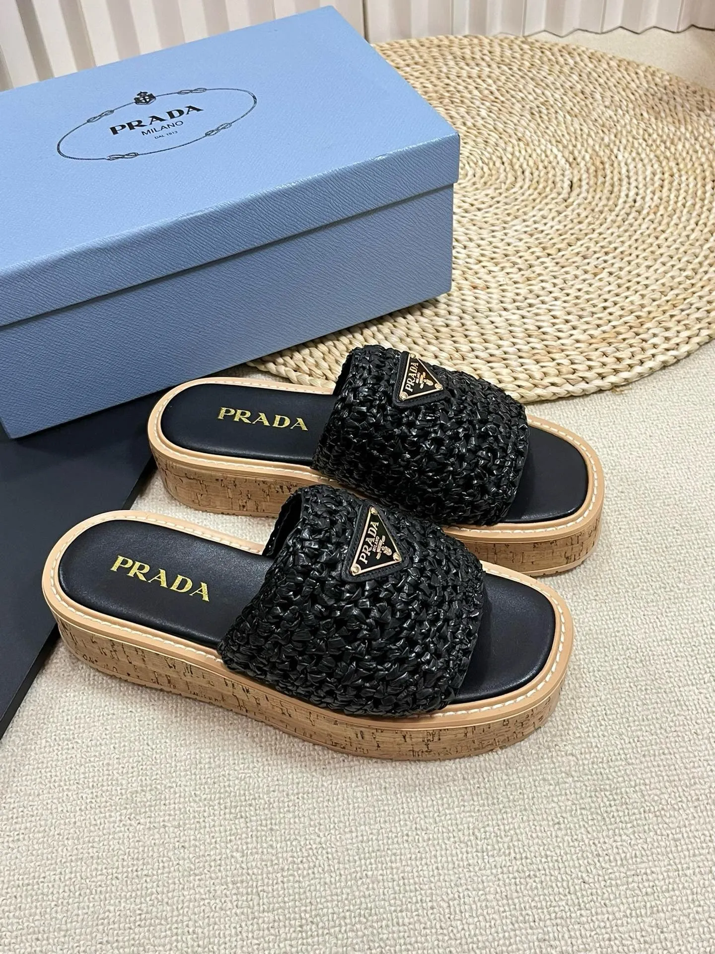 SE1342 PD Crochet Flatform Slides / Size5-10
