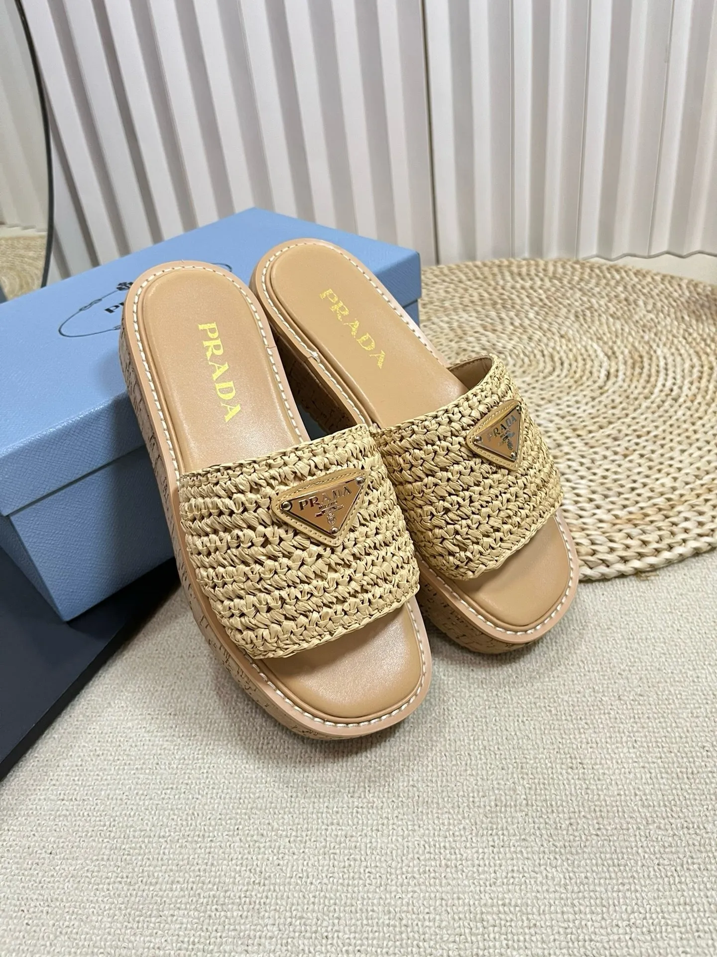 SE1342 PD Crochet Flatform Slides / Size5-10