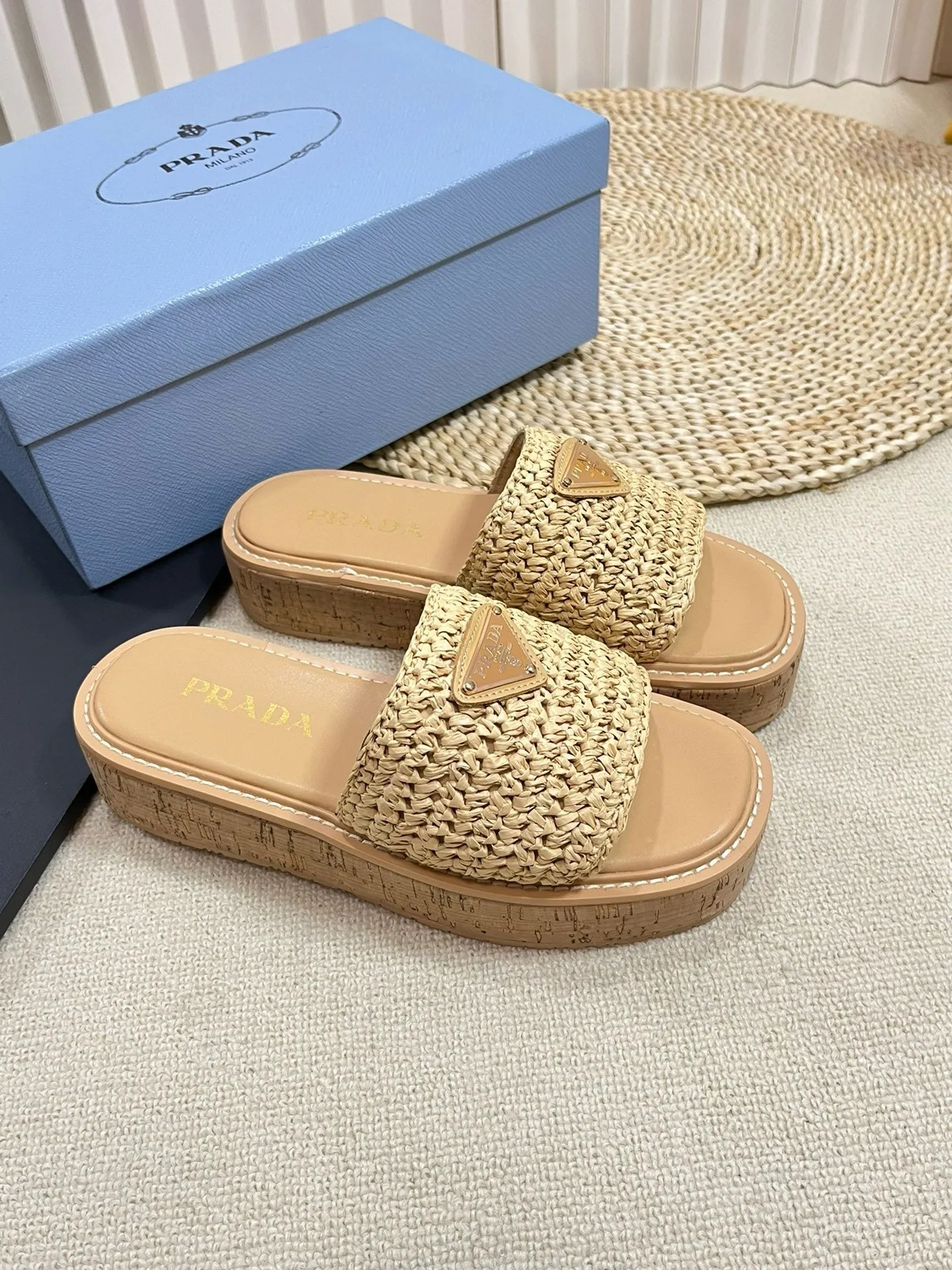 SE1342 PD Crochet Flatform Slides / Size5-10
