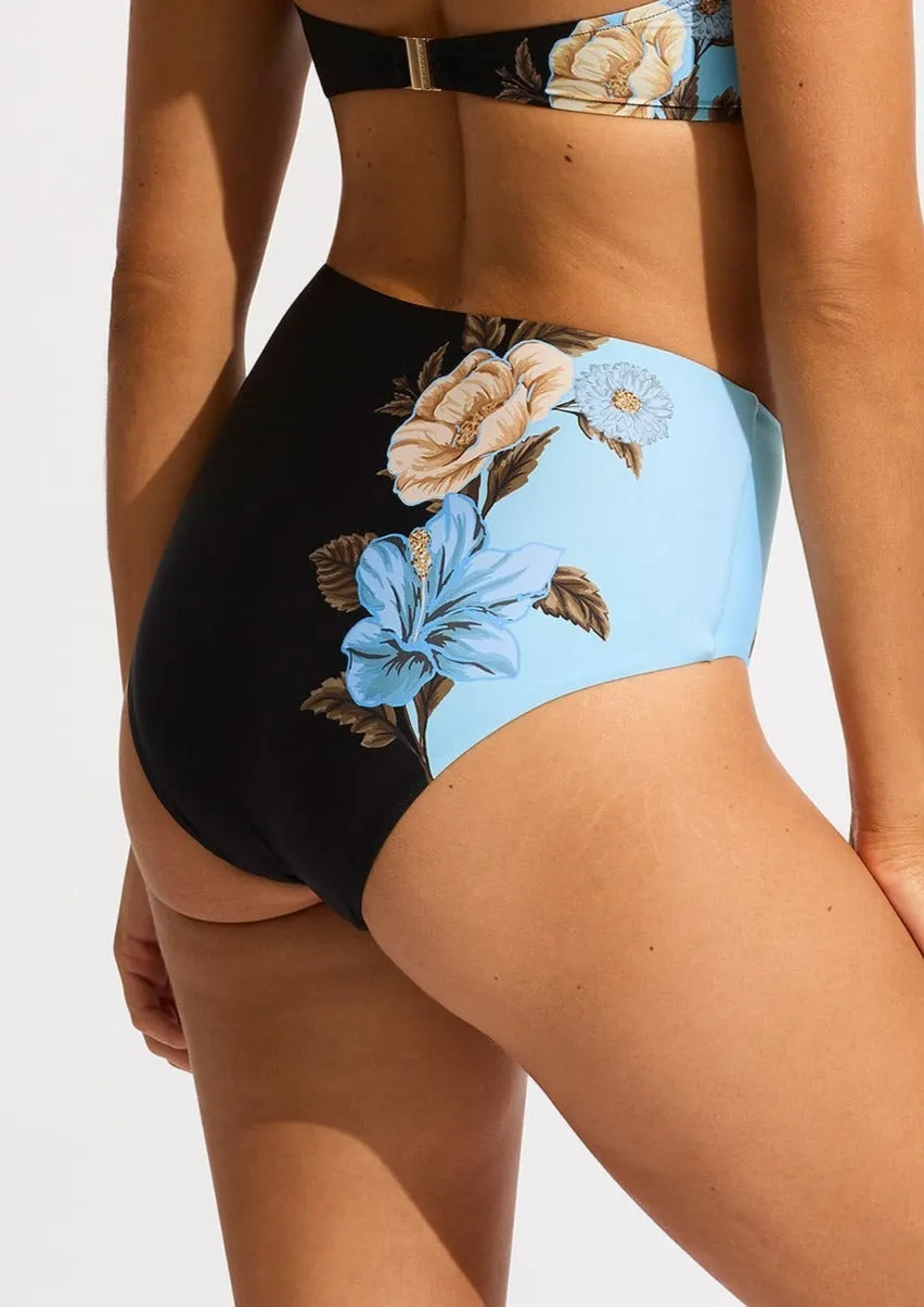 Seafolly Garden Party High Waist Bikini Bottom