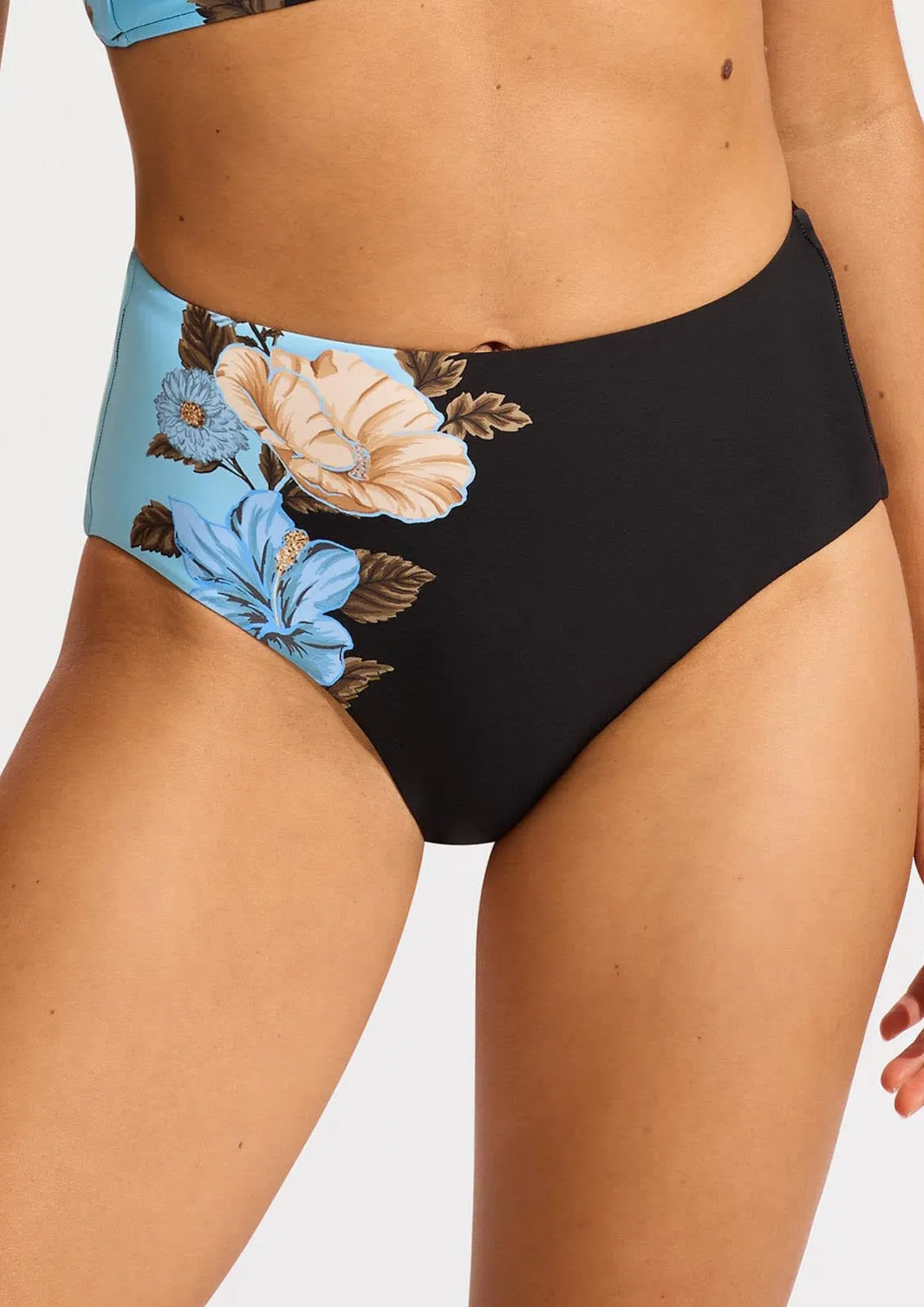 Seafolly Garden Party High Waist Bikini Bottom
