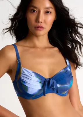 Shan Iris Underwire E-Cup Bikini Top - Print