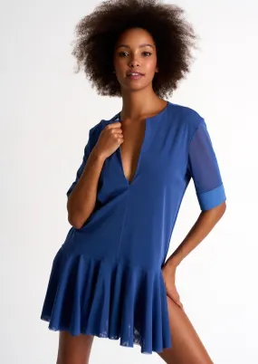 Shan Mia Mesh Short Dress - Jeans