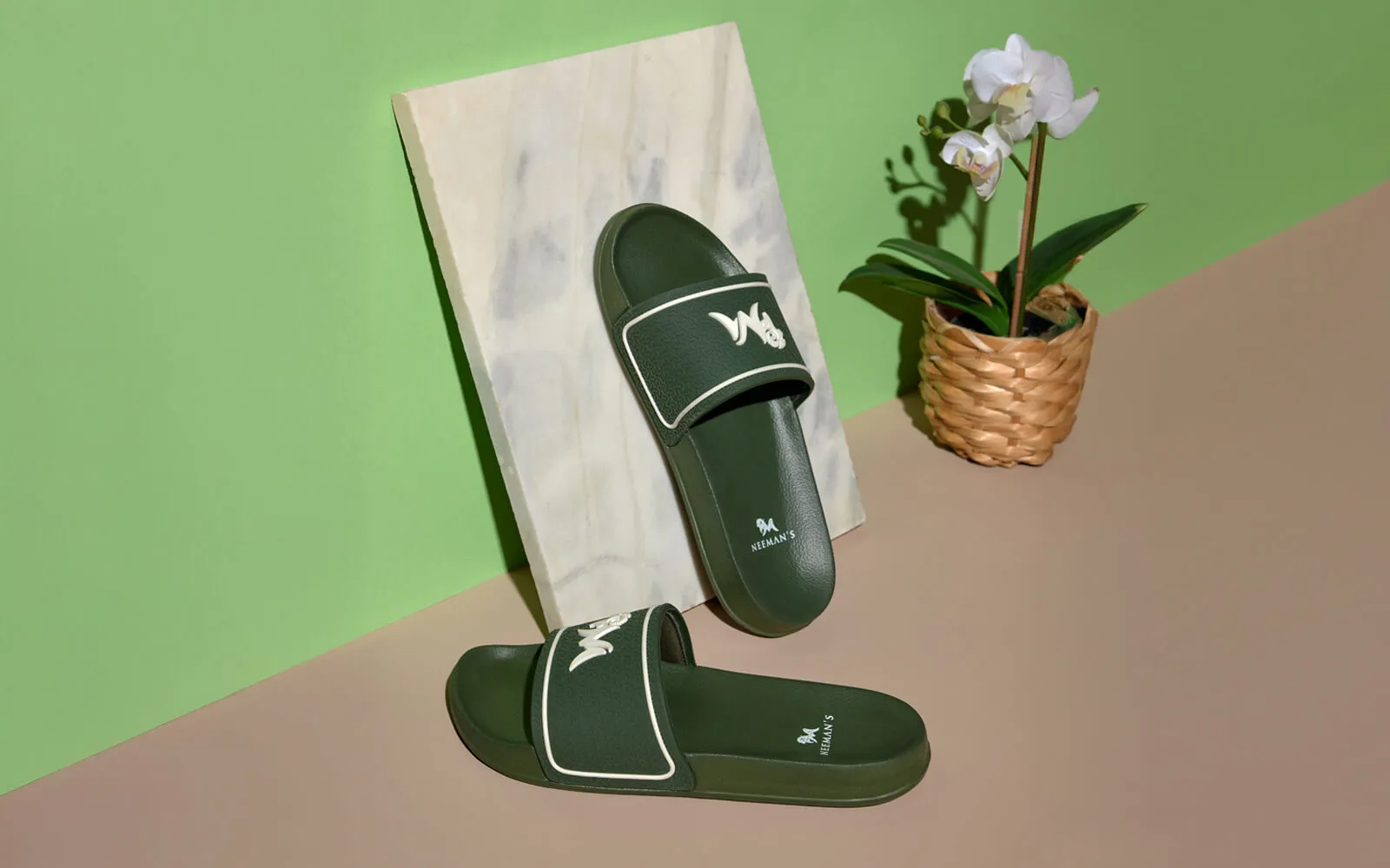 Signature Slides : Olive Green