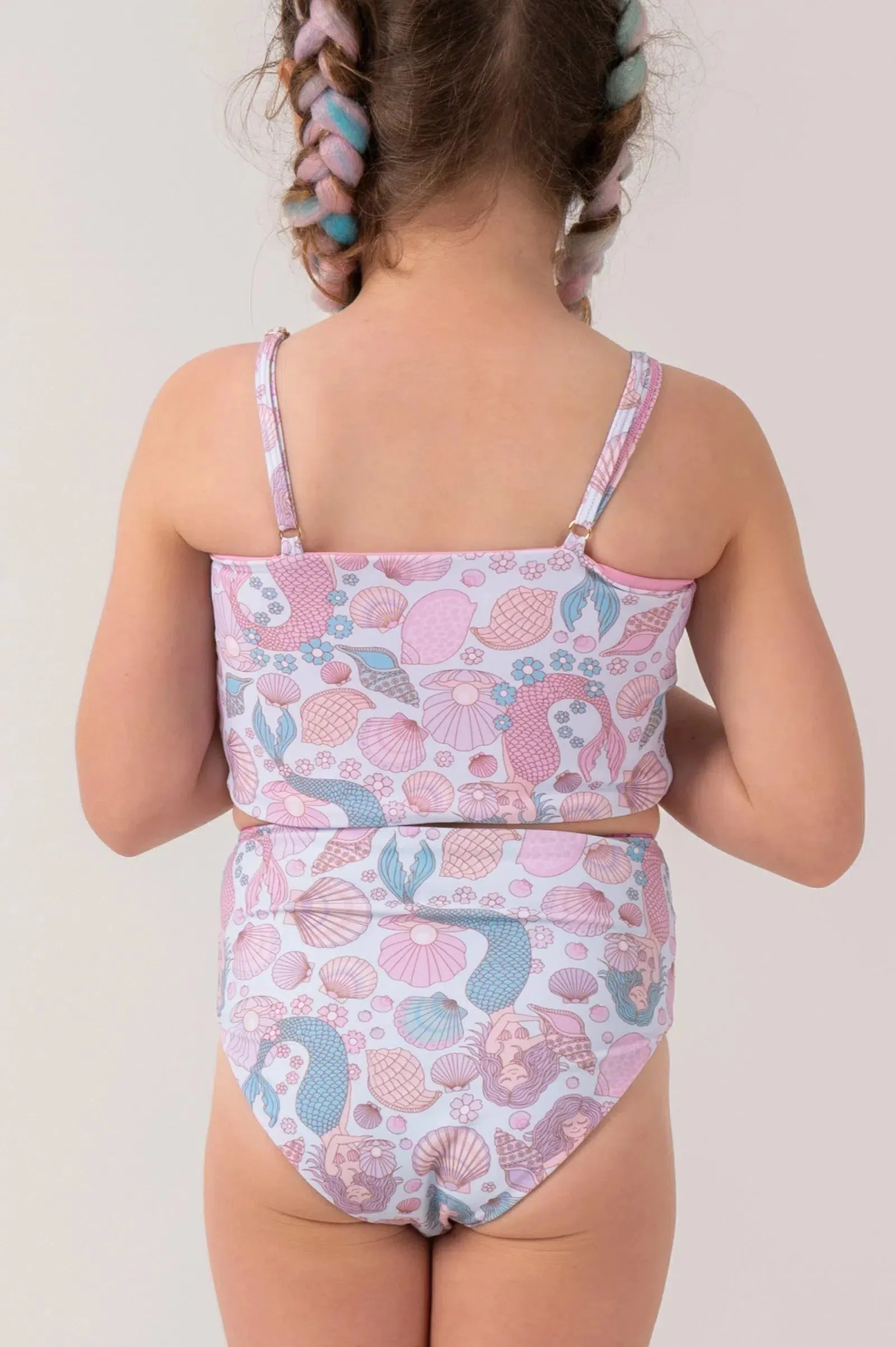 Silky Kids Adjustable Bikini Top - Mermaidia Aqua