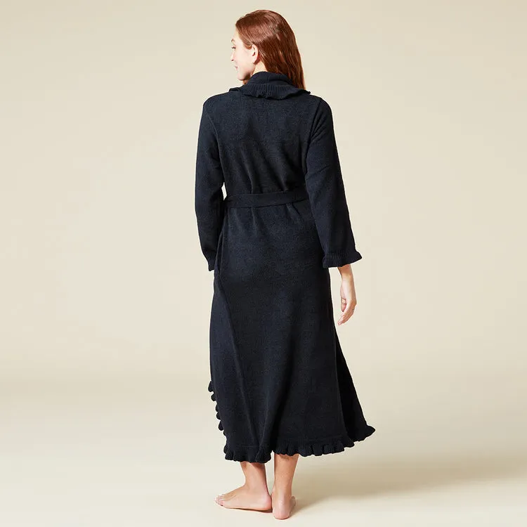 Softies Perfectly Draped 51" Ruffle Chenille Robe