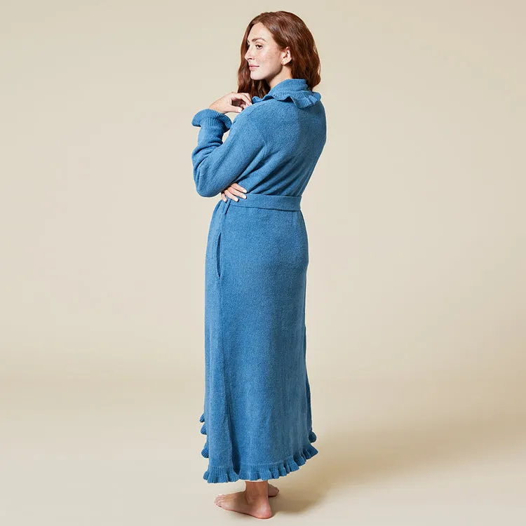 Softies Perfectly Draped 51" Ruffle Chenille Robe