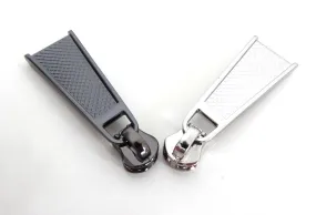 Style X:   Textured  -- #5 Zipper Slider and Pull  for Metal Teeth