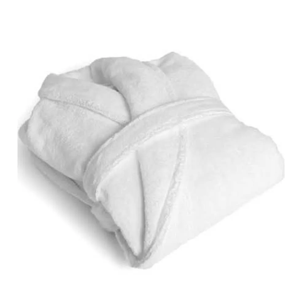 Terry Velour Shawl Collar Bathrobe