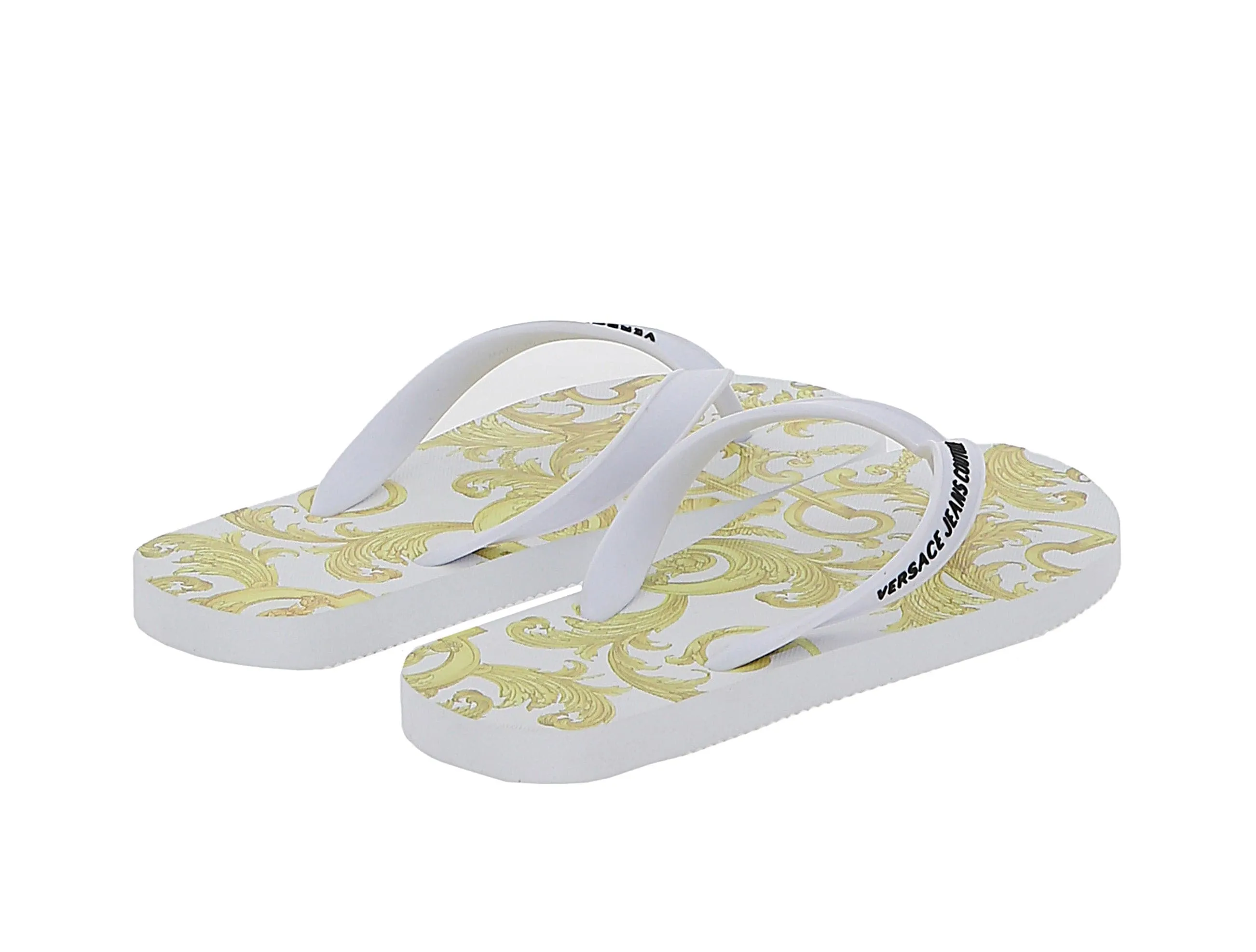 Versace Jeans Couture  Signature Print Flip Flop-