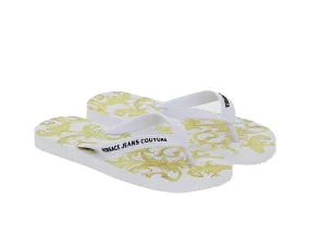 Versace Jeans Couture  Signature Print Flip Flop-