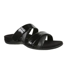 Vionic Hadlie Slide Sandal (Women) - Black Patent