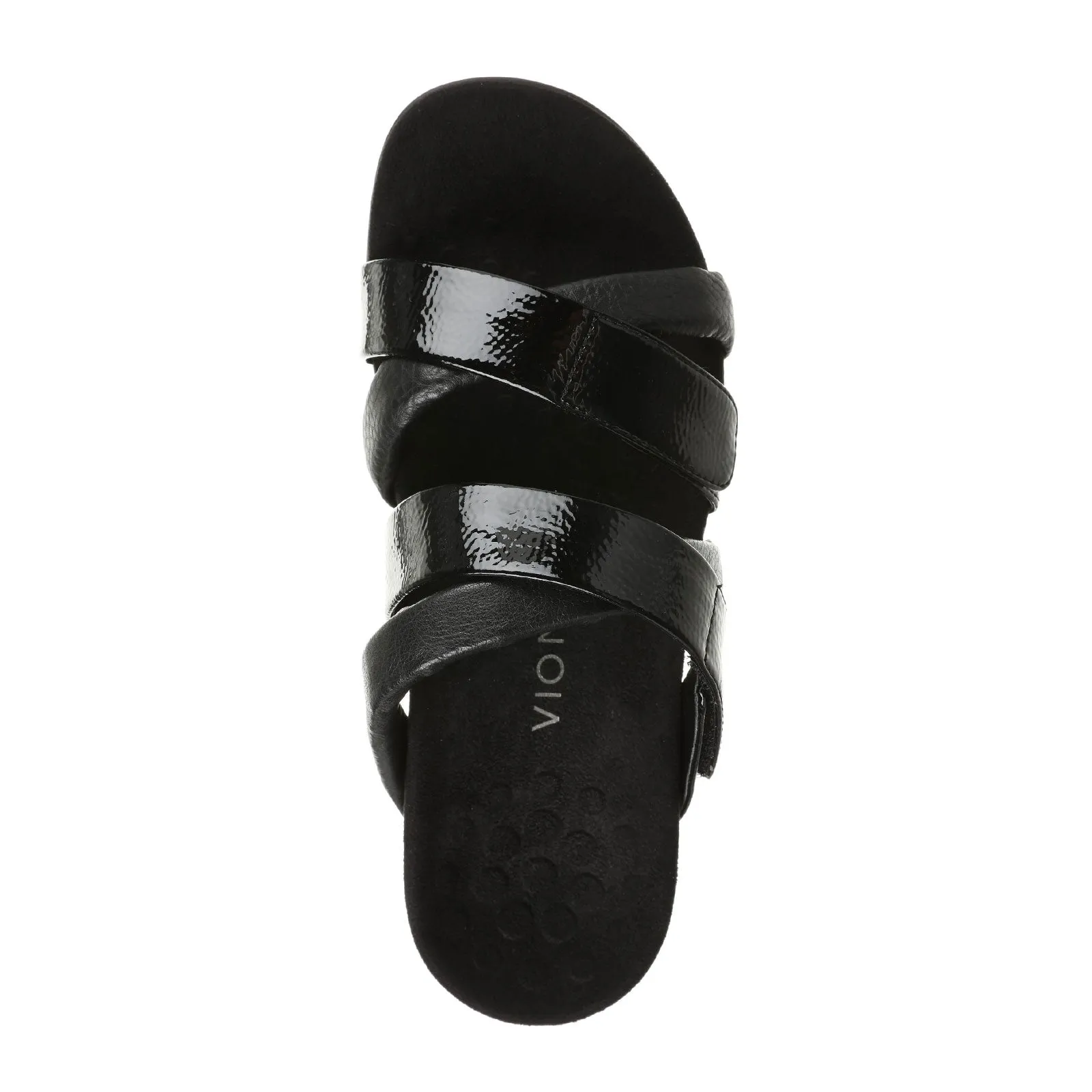 Vionic Hadlie Slide Sandal (Women) - Black Patent