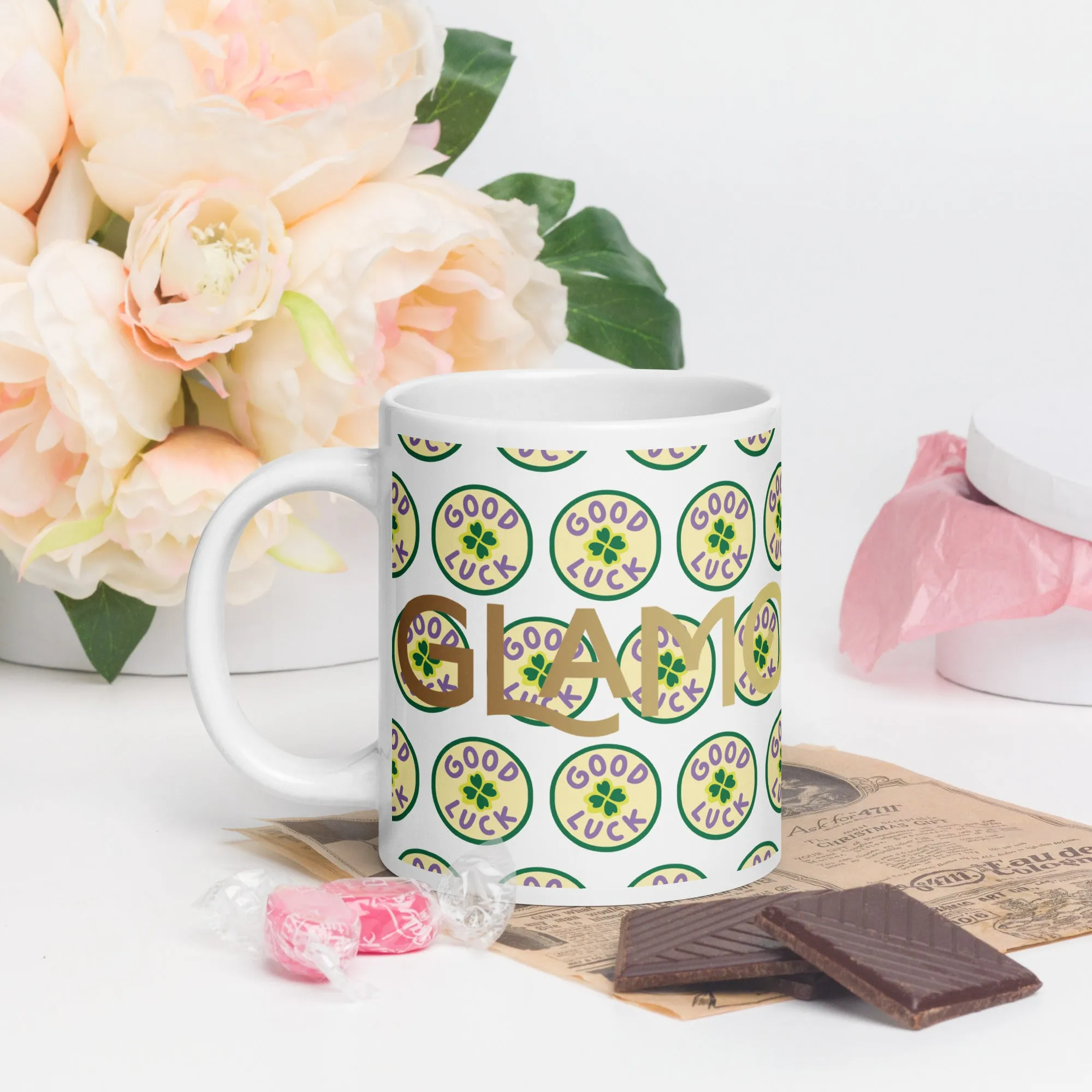 White Glossy Mug (Glamourange Limited Editions: Standard Logo - 003 Model)