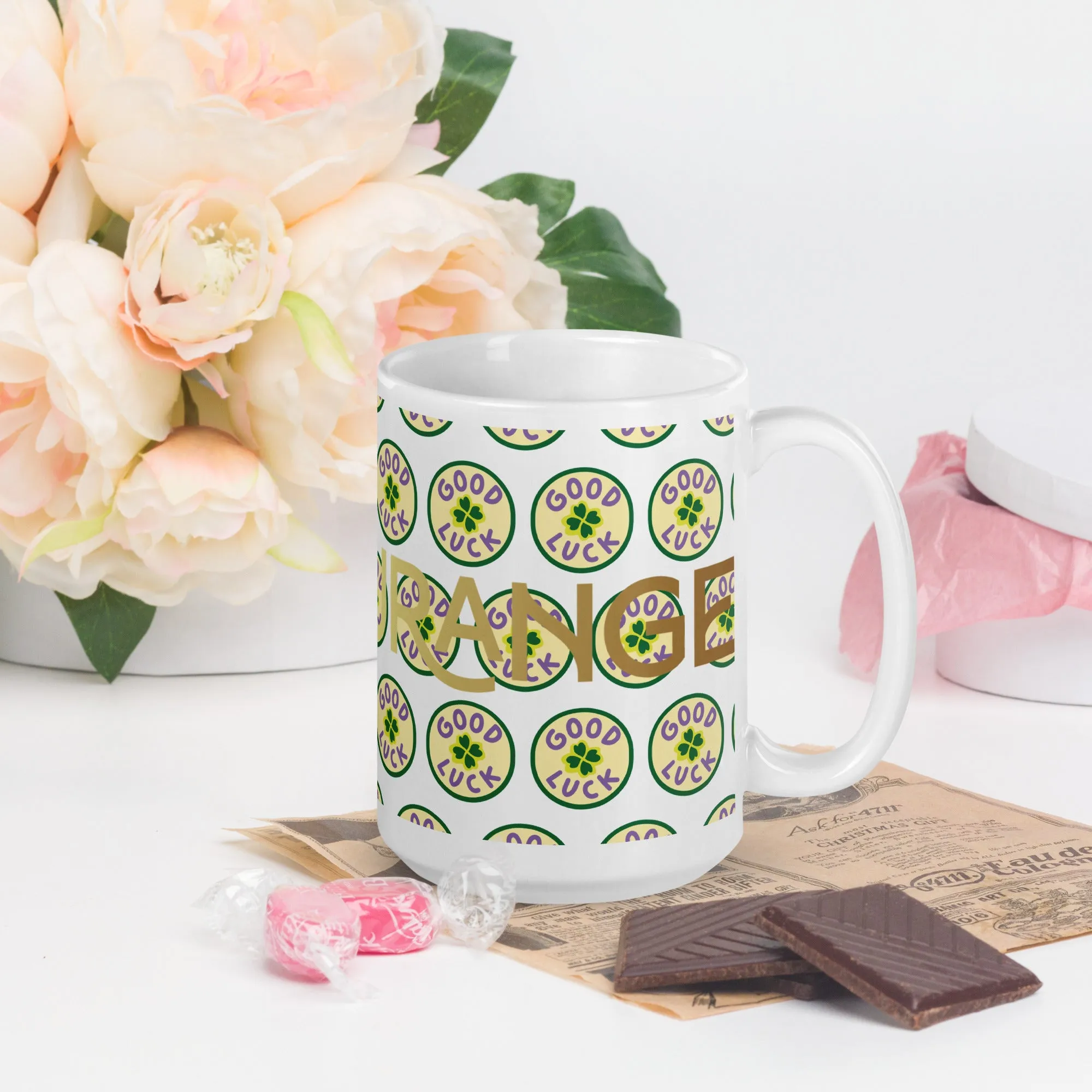 White Glossy Mug (Glamourange Limited Editions: Standard Logo - 003 Model)