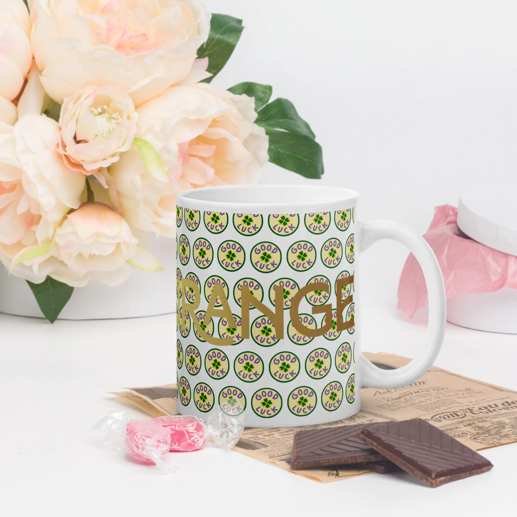 White Glossy Mug (Glamourange Limited Editions: Standard Logo - 003 Model)