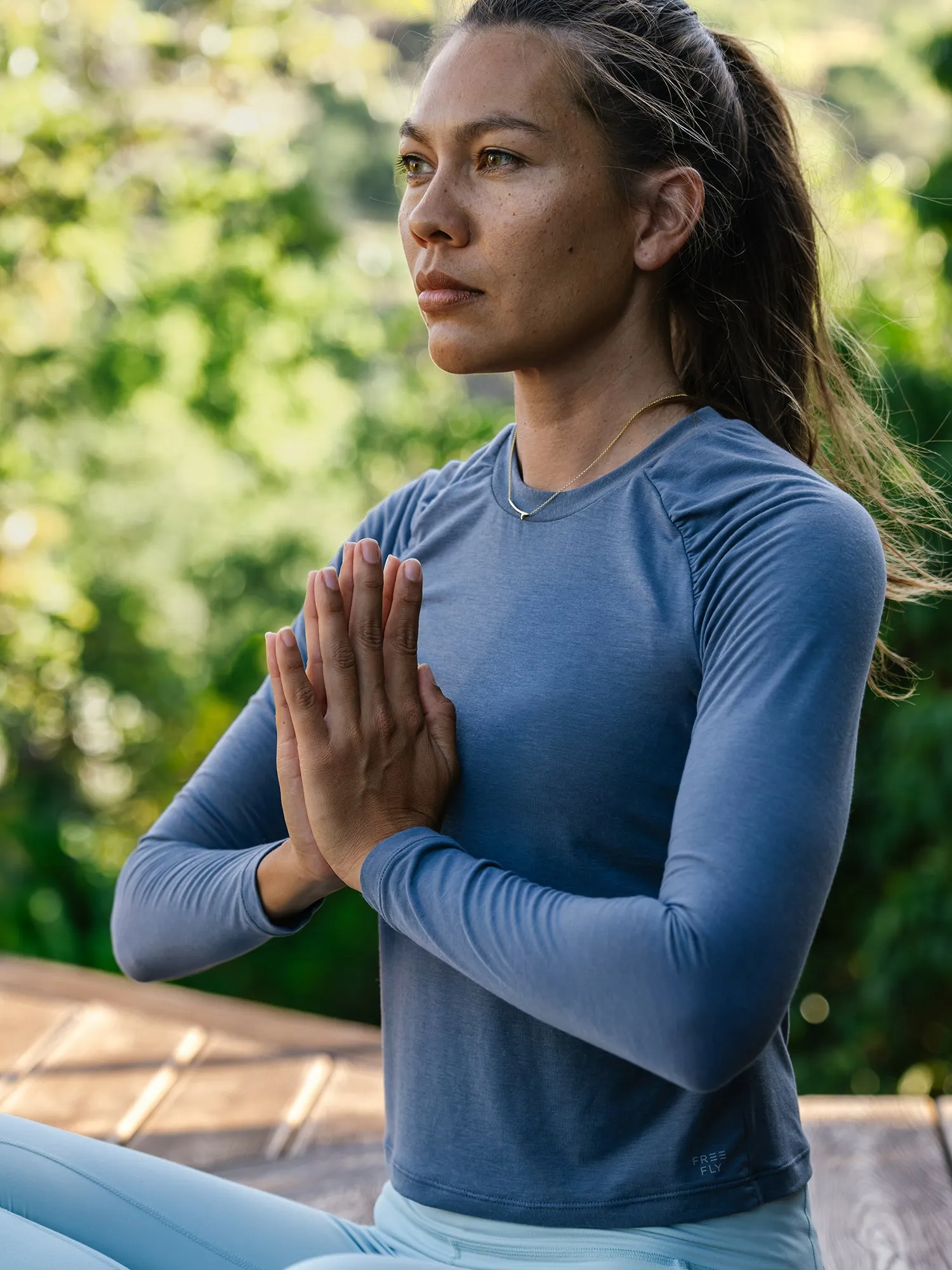 Women's Elevate Lightweight Fitted Long Sleeve - Storm Cloud