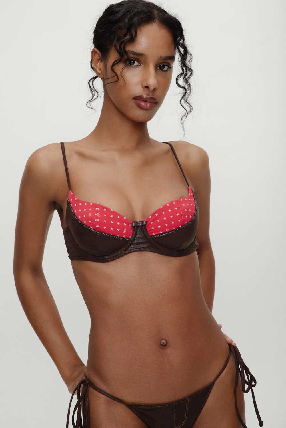 x BELLA HADID Montana Underwire Bikini Top - Lovebug